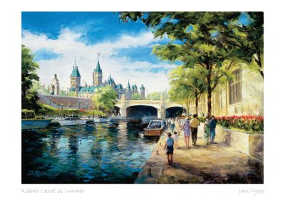 Rideau Canal In Summer